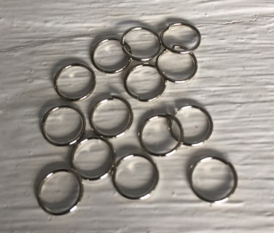 Jump Ring Nickel 8mm R20 (100 pieces)