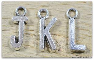 Choose Your Letters A - Z Silver Metal 12mm (10pcs per letter)