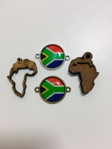 A Selection of Proudly South African Charms R40 (10 pieces). Can choose separately)