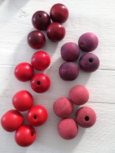 This a Display of All our Red Wood Beads Available-Please order each Colour individually, available in All sizes