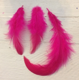 Feathers Cerise Pink R25 +/20 Pieces, These are Lovely and Soft, Perfect for Crafts, Jewellery and Dream Catchers +/10cm-15cm