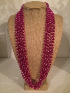 Mardi Grass Pink Necklace, *Buy Any 10, Pay Half Price