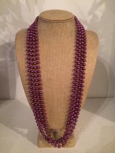 Mardi Grass Purple Necklace, *Buy Any 10, Pay Half Price