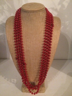 Mardi Grass Red Necklace, *Buy Any 10, Pay Half Price