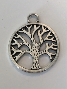 Metal Charm Tree of Life 23mm R40 (10 pieces)