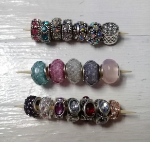 This is a display of the Pandora Spacers, enquire within