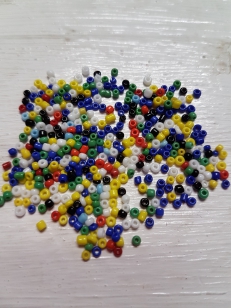 Seed Bead African Mix, Size 6.0 100 gram packs or 450 gram packs available