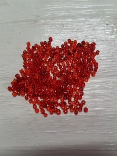 Seed Bead Red 11.0mm 100 gram packs or 450 gram packs (Available all colours)