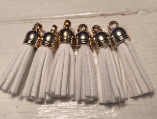 Tassel Leather White R30 (6 pieces)