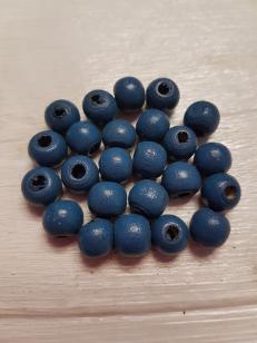 Wood Denim Blue Round +/ 300 pieces *500 gram packs available on request
