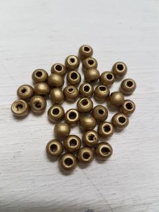 Wood Gold Round 5mm +/ 900 pieces *Kilogram packs available