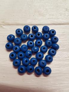 Wood Indigo Blue Round 5mm +/ 650 beads *Wholesale Kilogram packs available
