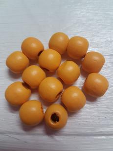 Wood Orange Round 12mm +/ 130 pieces *Kilogram packs available