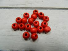 Wood Red round 6mm +/550 pieces *500 Gram Packs Available (Enquire within)