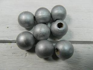 Round Silver 16mm 100g +/- 65pcs, Kilogram Packs available R200