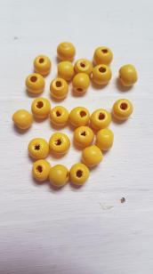 Wood Yellow 6mm +/ 580 pieces* Kilogram packs available